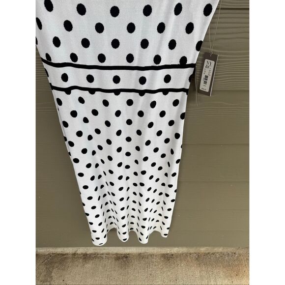 New York & Co NWT polka dot midi dress - Picture 4 of 6